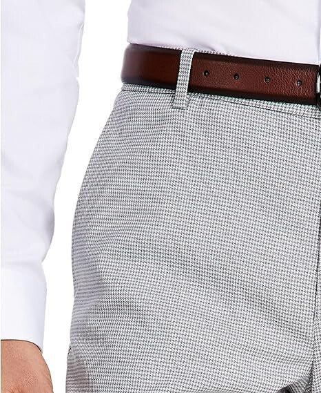 Tommy Hilfiger Mens Modern Fit Flex Pants Check 32 X 32 NEW $95 TTEAPH6A0365