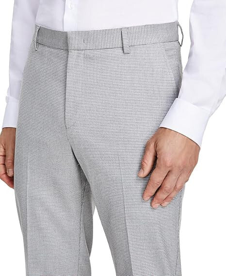 Tommy Hilfiger Mens Modern Fit Flex Pants Check 32 X 32 NEW $95 TTEAPH6A0365