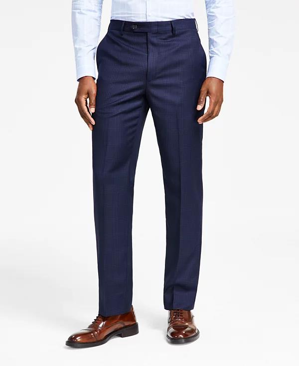 RALPH LAUREN Men's Classic-fit Plaid Dress Pants 44 X 32 NEW $190 EDDWPALZ0198