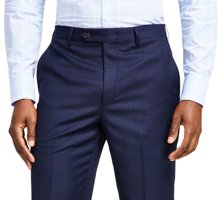 RALPH LAUREN Men's Classic-fit Plaid Dress Pants 44 X 32 NEW $190 EDDWPALZ0198