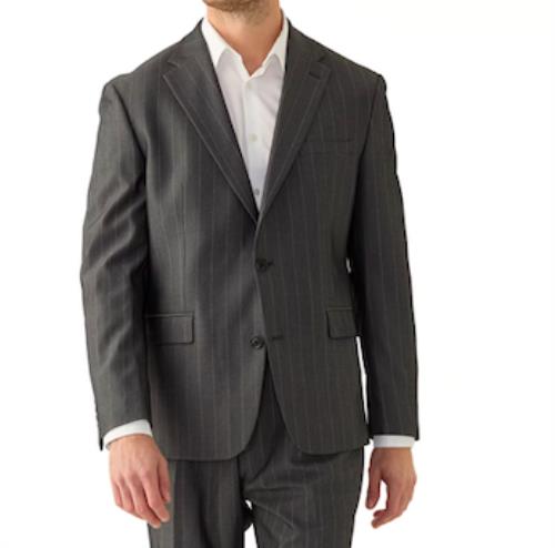 Karl Lagerfeld Men's Modern fit 2 Piece Suit 40 L NEW $495 APEN2LQB0001