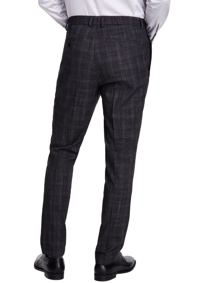Kenneth Cole Mens Charcoal Plaid Slim Suit 38 R - 31 X 32 NEW $395 COKK2FBZ0016