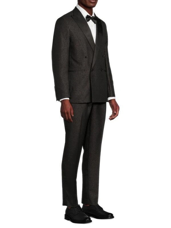 Karl Lagerfeld Modern fit Double Breasted Tuxedo 44 S 37W NEW $495 ASTE2LSB0009