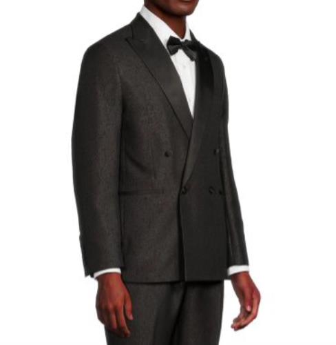 Karl Lagerfeld Modern fit Double Breasted Tuxedo Jacket 46 R NEW ASTE2LSB0009