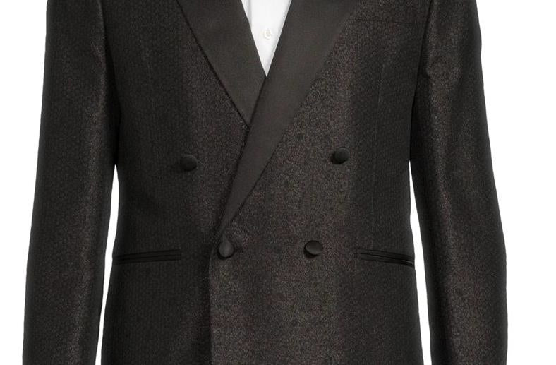Karl Lagerfeld Modern fit Double Breasted Tuxedo Jacket 46 R NEW ASTE2LSB0009