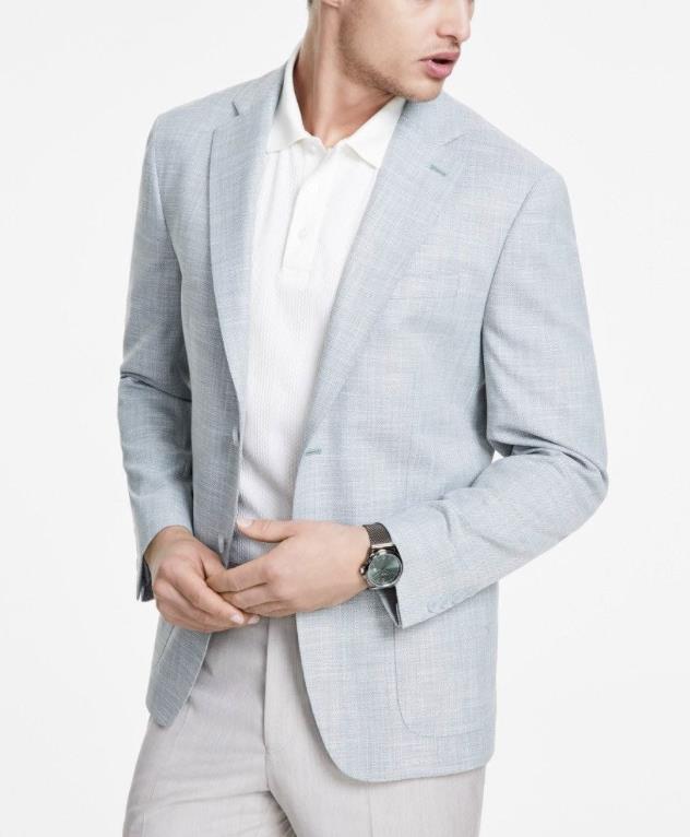 Calvin Klein Men's Slim Soft Stretch MINT Sport Coat 38 R NEW $295 MOAA17AX0210