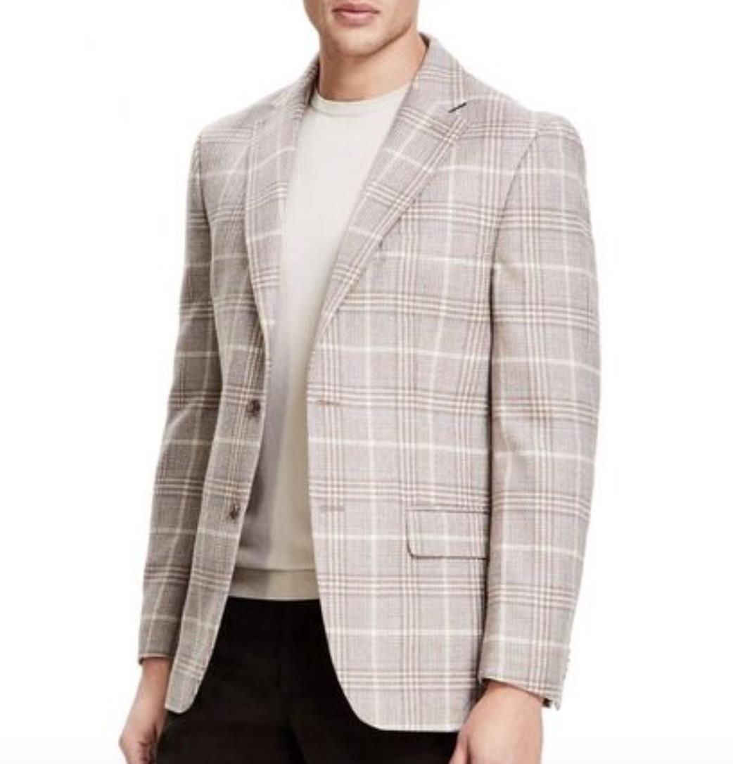 Tommy Hilfiger Mens Modern Fit Wool Blend Sport Coat 48 R NEW $295 CNRA1AMK0040