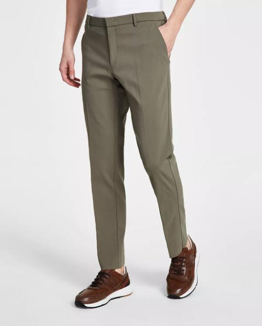 Tommy Hilfiger Mens LGT Olive Flex Modern Fit Pants 38 X 34 NEW $95 TTEAPH1A0163