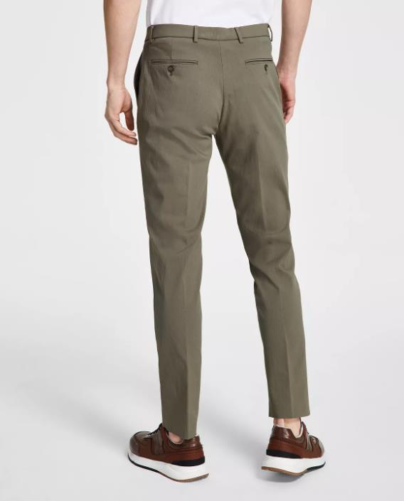 Tommy Hilfiger Mens LGT Olive Flex Modern Fit Pants 38 X 34 NEW $95 TTEAPH1A0163