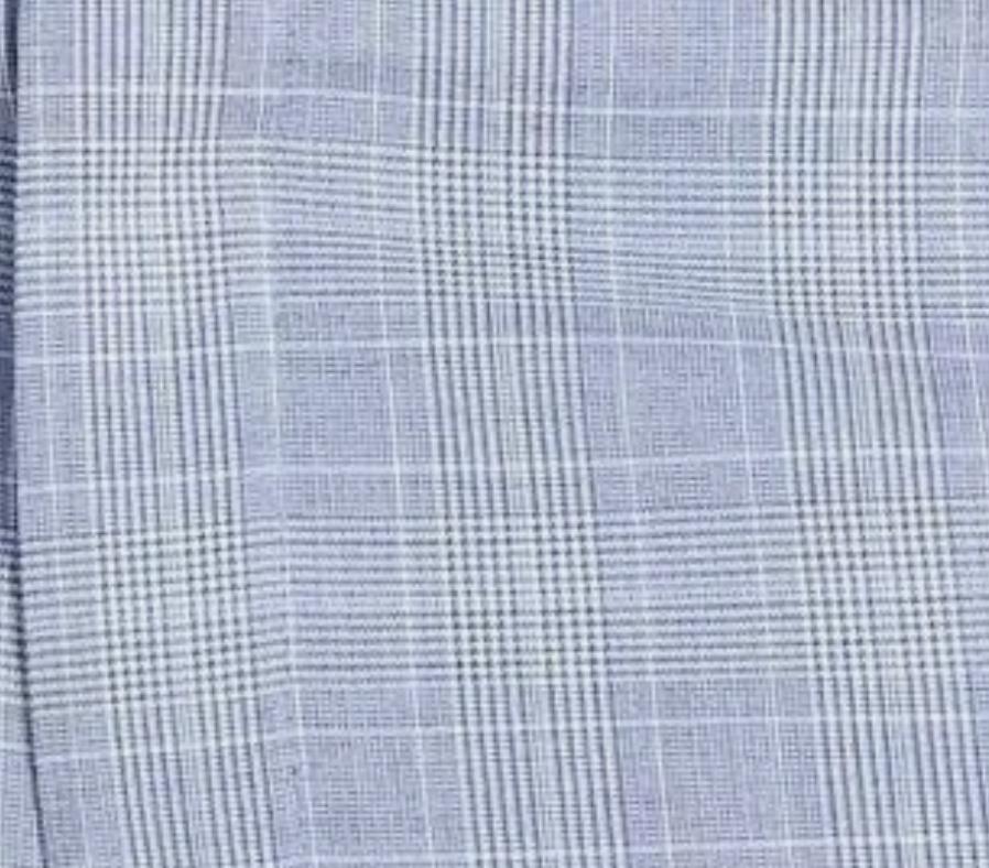 Alfani Men's Light Blue Plaid Slim Dress Pants 36 X 30 New $135 MKXEPQ3Z0170