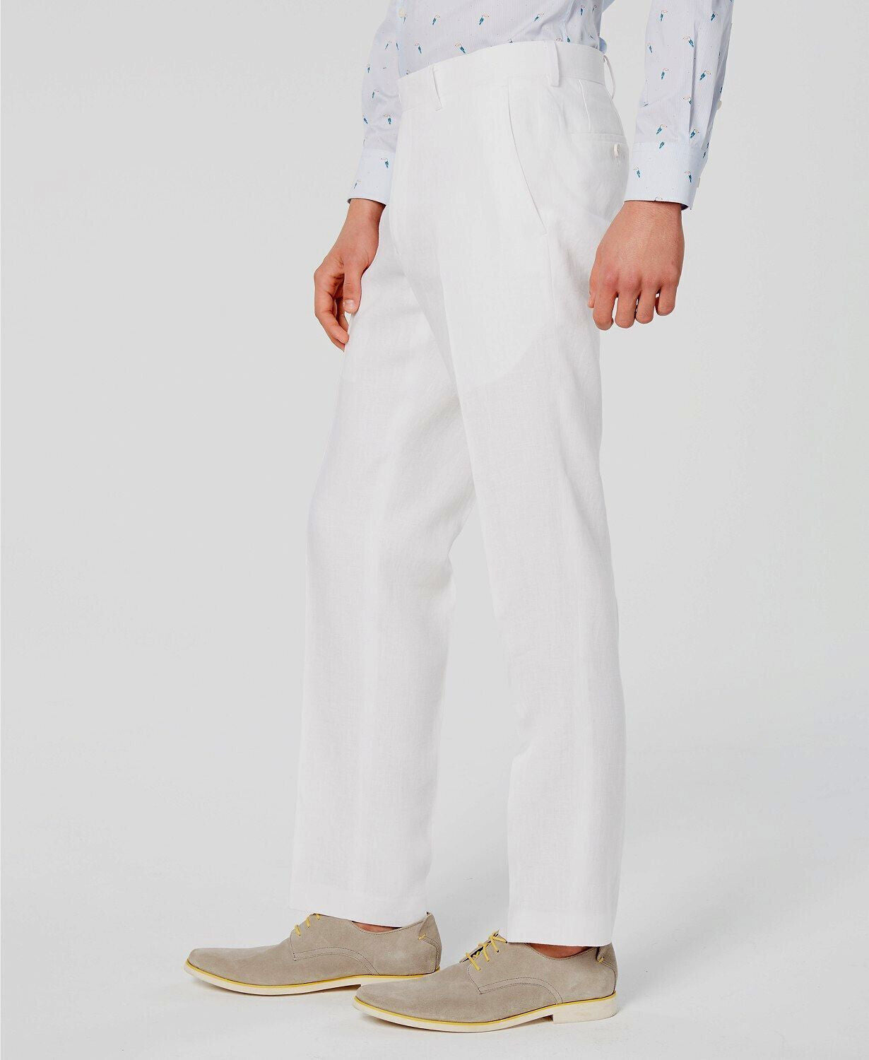 Bar III Men's Slim Solid Stretch Linen Pants 30 X 32 NEW $135 MLCOPC1Y0015