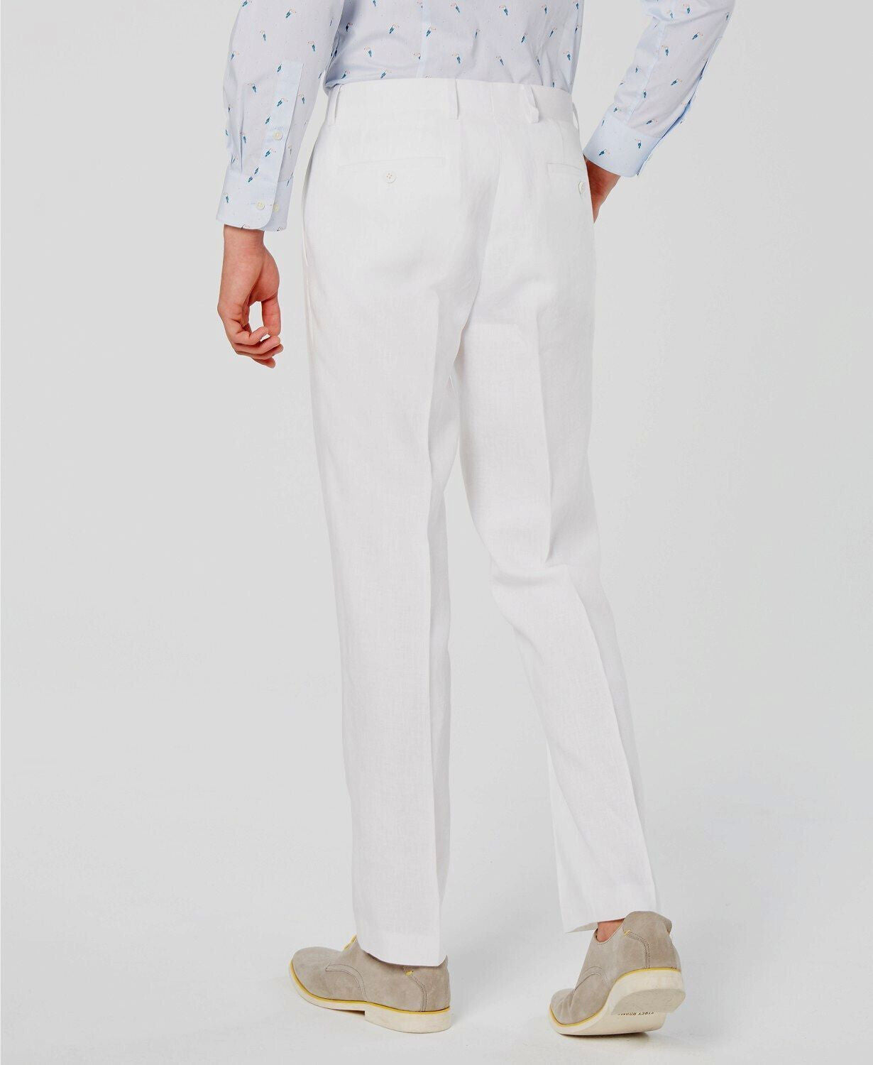 Bar III Men's Slim Solid Stretch Linen Pants 30 X 32 NEW $135 MLCOPC1Y0015