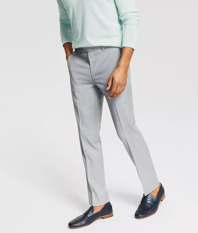 Bar III Mens Skinny Wool Blend Power Stretch Pants 34 X 30 NEW $175 MIONPC0W0010