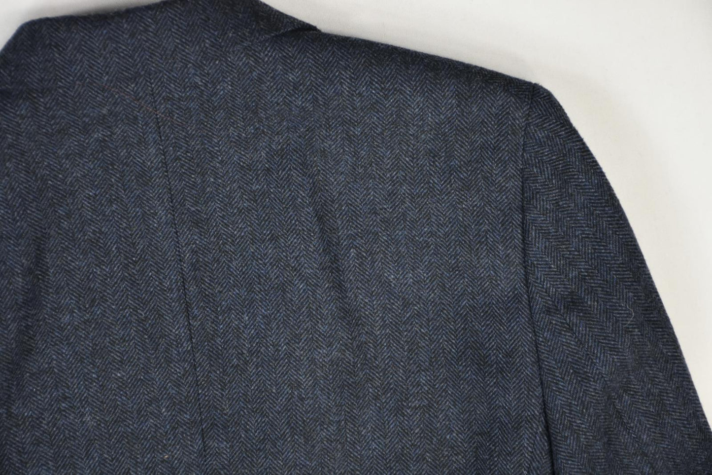 Nautica Mens Navy Herringbone Stretch 2 Piece Suit 38 R / 32 W NEW $395 NF2547