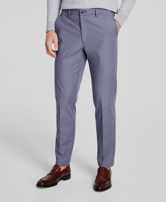 Michael Kors Men's Ash Blue Classic Fit Pants 36 X 32 New $95 MAJOPX3Z0316