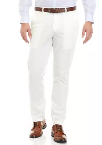Lauren Ralph Lauren Mens OffWhite Classic Fit Pants 38 X 32 NEW $95 NARRPAZX0015