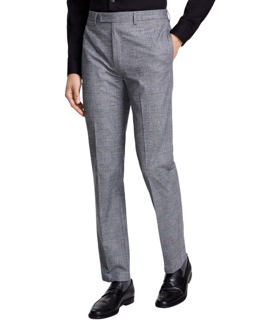 Calvin Klein Men's Stretch Slim Plaid Pants 33 X 30 New $95 JMROPJSY0901