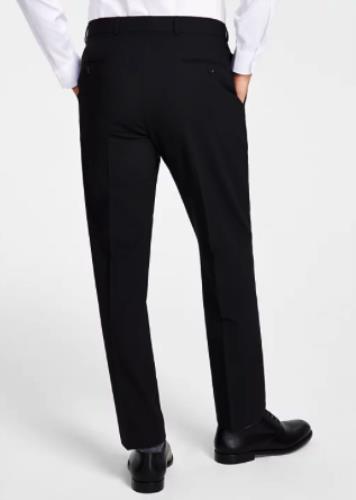 B For Brooks Brothers Mens Black Wool Blend Stretch Pants 33 X 30 $198 100206352