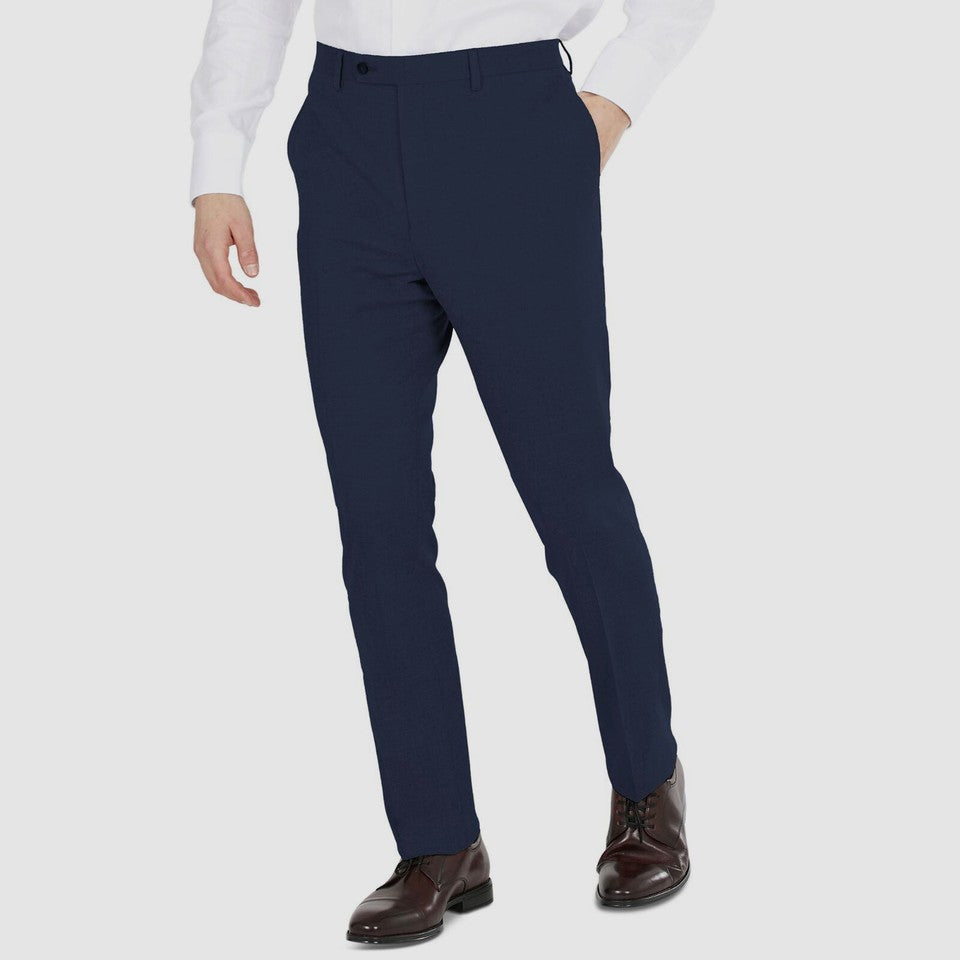 DKNY Men's Navy Modern Fit Stretch Pants 34 X 34 NEW $135 DIROPD4W0022