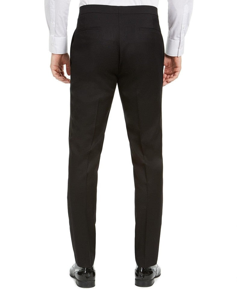 Alfani Mens Slim Fit Black Tuxedo Dress Pants 32 X 32 NEW $135 MDZOPQBZ0003