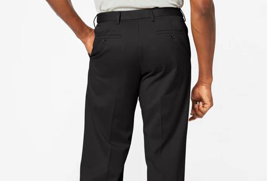 Dockers Men's Black Classic-Fit Easy Khaki Pants 34 X 34 NEW