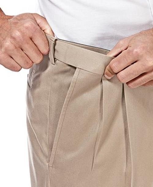 Haggar Men's Khaki Premium No Iron Khaki Pants 36 X 30 NEW $70 HC10897