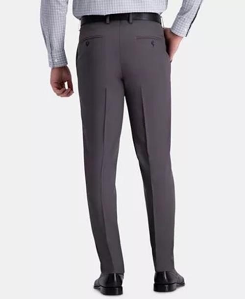 Haggar Men's Charcoal City Flex Slim Pants 32 X 32 NEW $80 HD80092