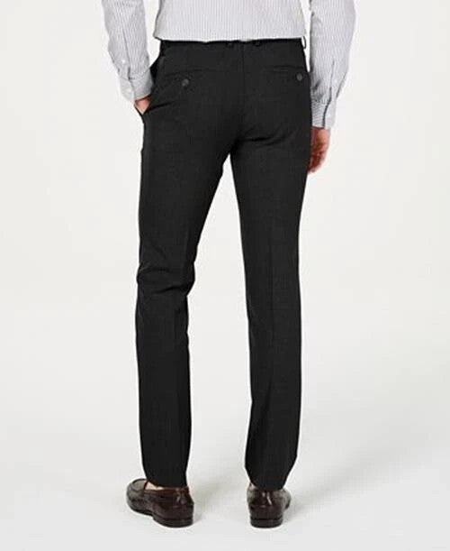 Kenneth Cole Reaction Men's Skinny Stretch Black Pants 32 X 30 New $95 KD00505