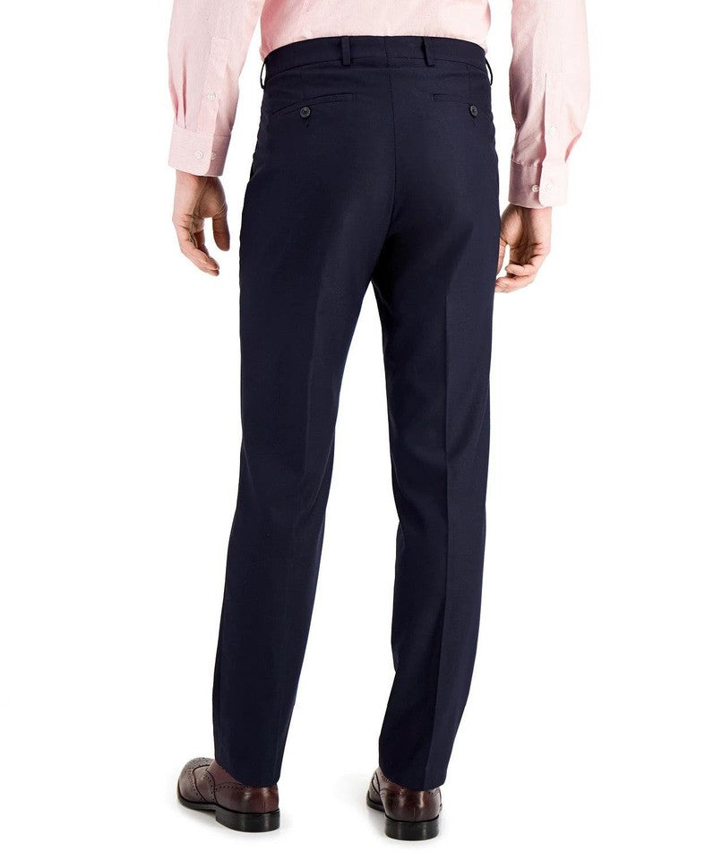 Kenneth Cole Men's Navy Slim Techni-Cole Pants 38 X 30 $135