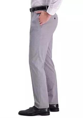 Kenneth Cole Men Gray Micro-Check Slim Techni-Cole Pants 34 X 30 NEW $95 KD80019