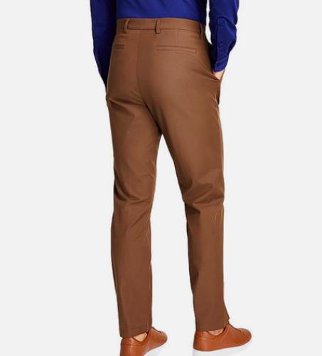 Michael Kors Men's Brown Classic Fit Pants 36 X 32 New $95 MAJOPX3Z0305