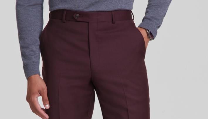 Michael Kors Men's Burgundy Classic Fit Pants 44 X 30 New $200 MLEEPX8Y0402