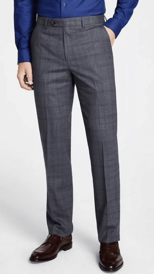 MIchael Kors Men Wool Blend Plaid Suit Dress Pants 40 X 32 New $190 MLEEPX8Y0121