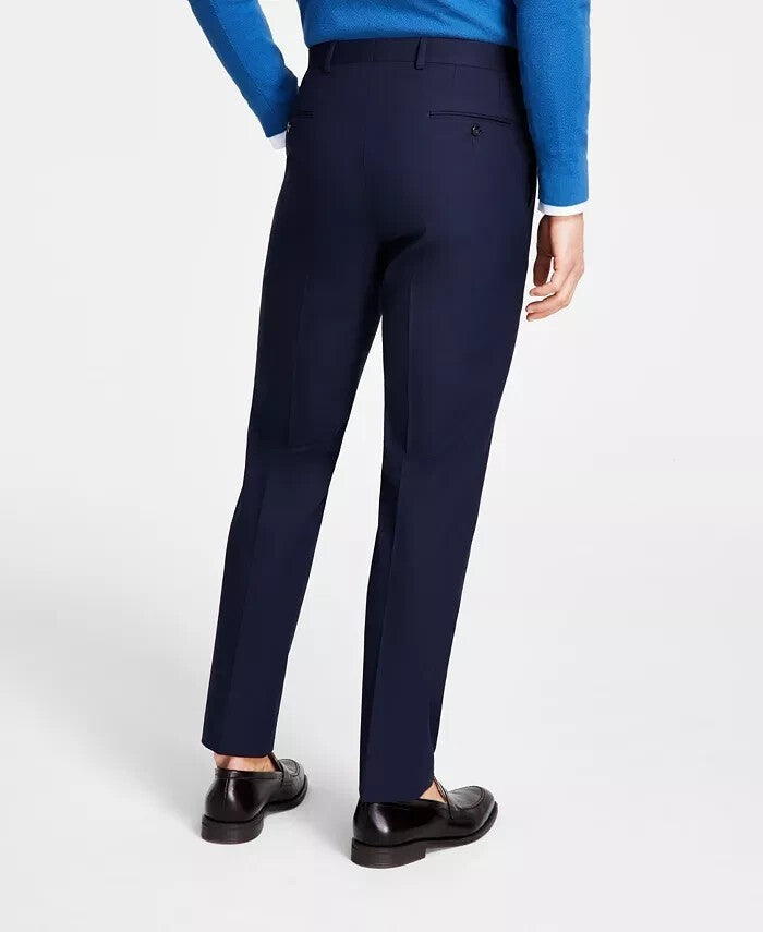 Michael Kors Men's Navy Classic Fit Pants 36 X 32 New $95 MVNNPXLX0253