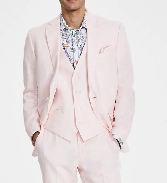 Bar III Men's Slim Linen Suit Jackets Sport Coat 42 S NEW $295 TTAY1CQZ0071