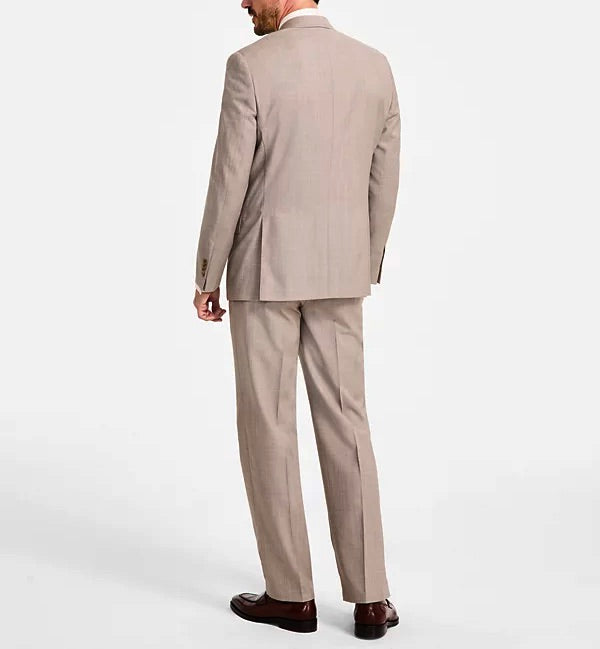 Michael Kors Men's Classic fit Tan 2 piece Suit Jacket 44 R Pant 38 X 34 NEW