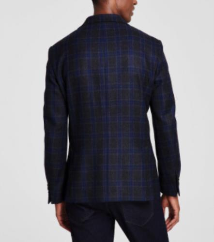 Michael Kors Mens Classic fit LUXERY Check Sport Coat 38 R NEW $375 KEAT1K8Y0322