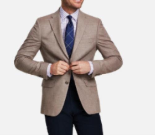 Tommy Hilfiger Men's Modern Fit Tan Sport Coat Jacket 42 S NEW $275 CNRA1AJK0017