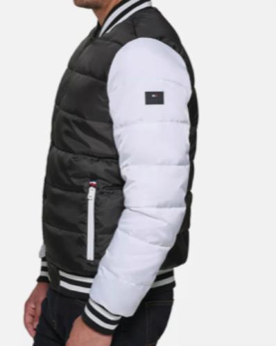 Tommy Hilfiger Men's Quilted Varsity Bomber Jacket S NEW $225 151AN554