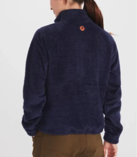 MARMOT Women's Navy Homestead Sherpa Fleece Zip-Up Jacket L NEW $130 M13220 2975