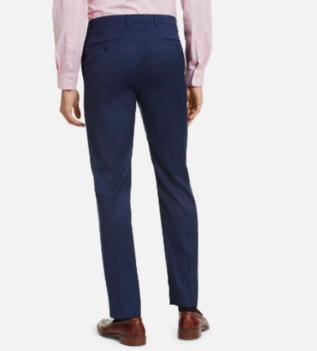 Calvin Klein Mens Blue Slim Tech Performance Pants 34 X 29 $95 JMROPJSY0710