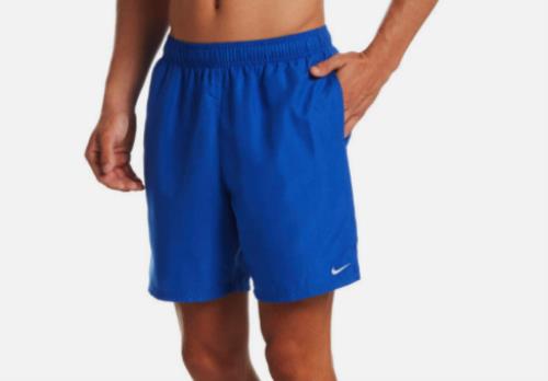NIKE Mens Blue Volleyball Beach 7" SWIMMING SHORTS XL $48  NESSA559 494