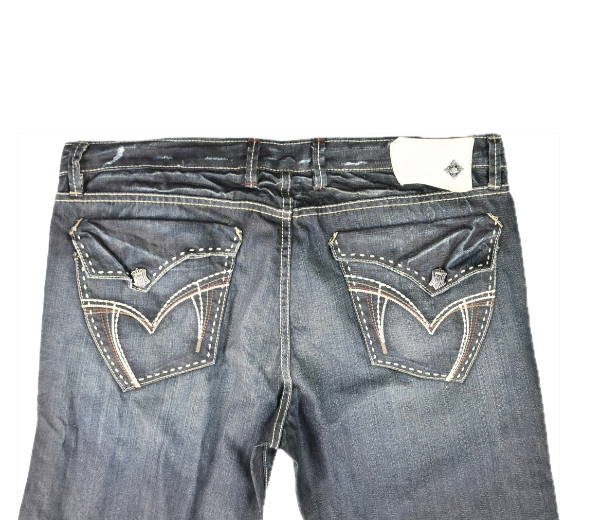 Monarchy Men's Relaxed Fit MPKT Flap Jeans 36 X 29 MINT M601-X2-ABD