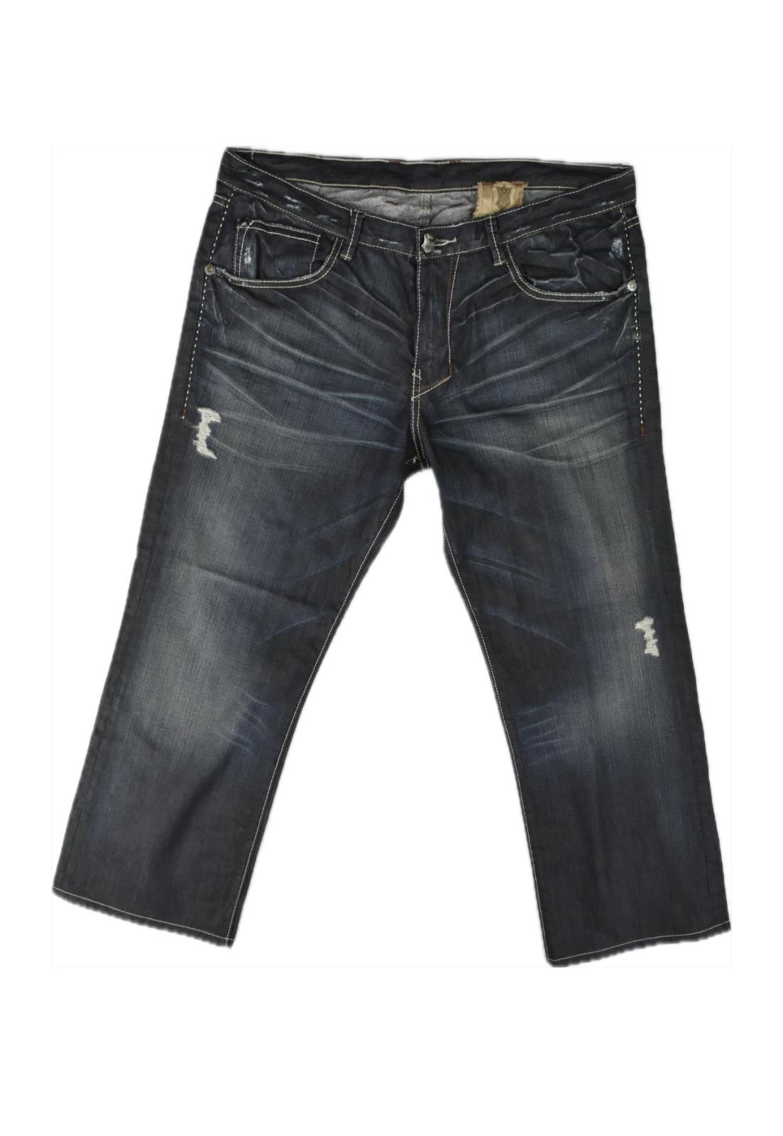 Monarchy Men's Relaxed Fit MPKT Flap Jeans 36 X 29 MINT M601-X2-ABD