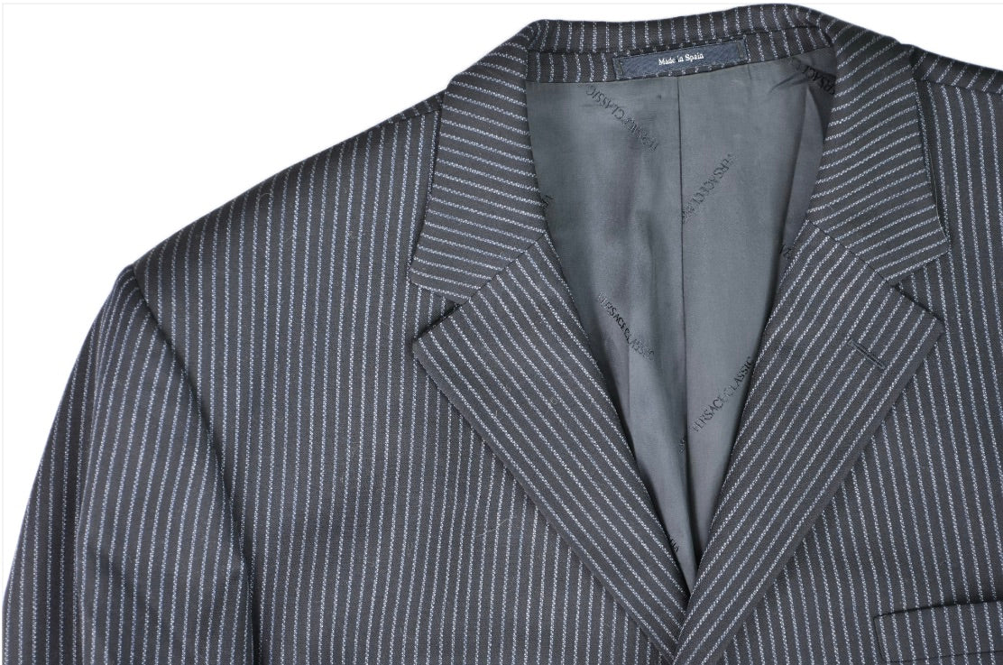 Versace Classic By Zegna Men's Wool Suit 44 L US 54 L EU REAL VINTAGE