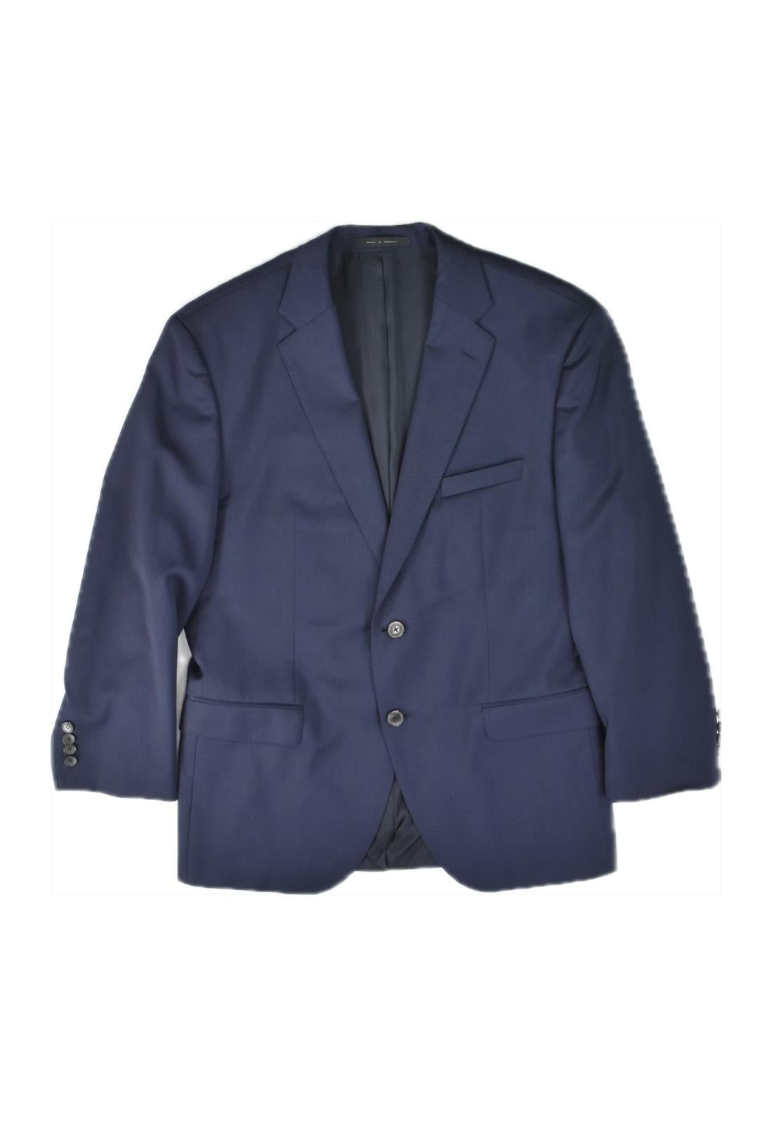 Hugo Boss Johnstons5/Lenon1 Regular Fit 2 Vents Flat Front 2BTN Wool Suit 44 R
