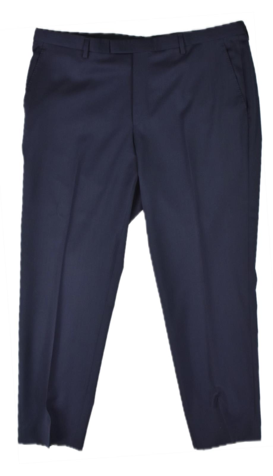 Hugo Boss Johnstons5/Lenon1 Regular Fit 2 Vents Flat Front 2BTN Wool Suit 44 R
