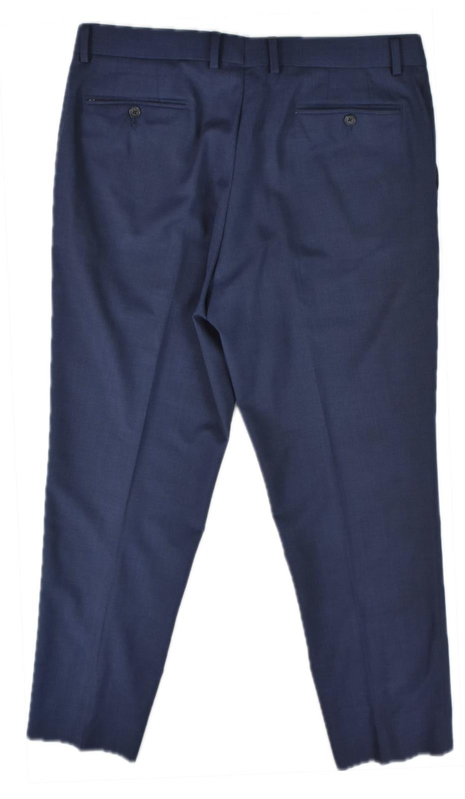 Hugo Boss Johnstons5/Lenon1 Regular Fit 2 Vents Flat Front 2BTN Wool Suit 44 R