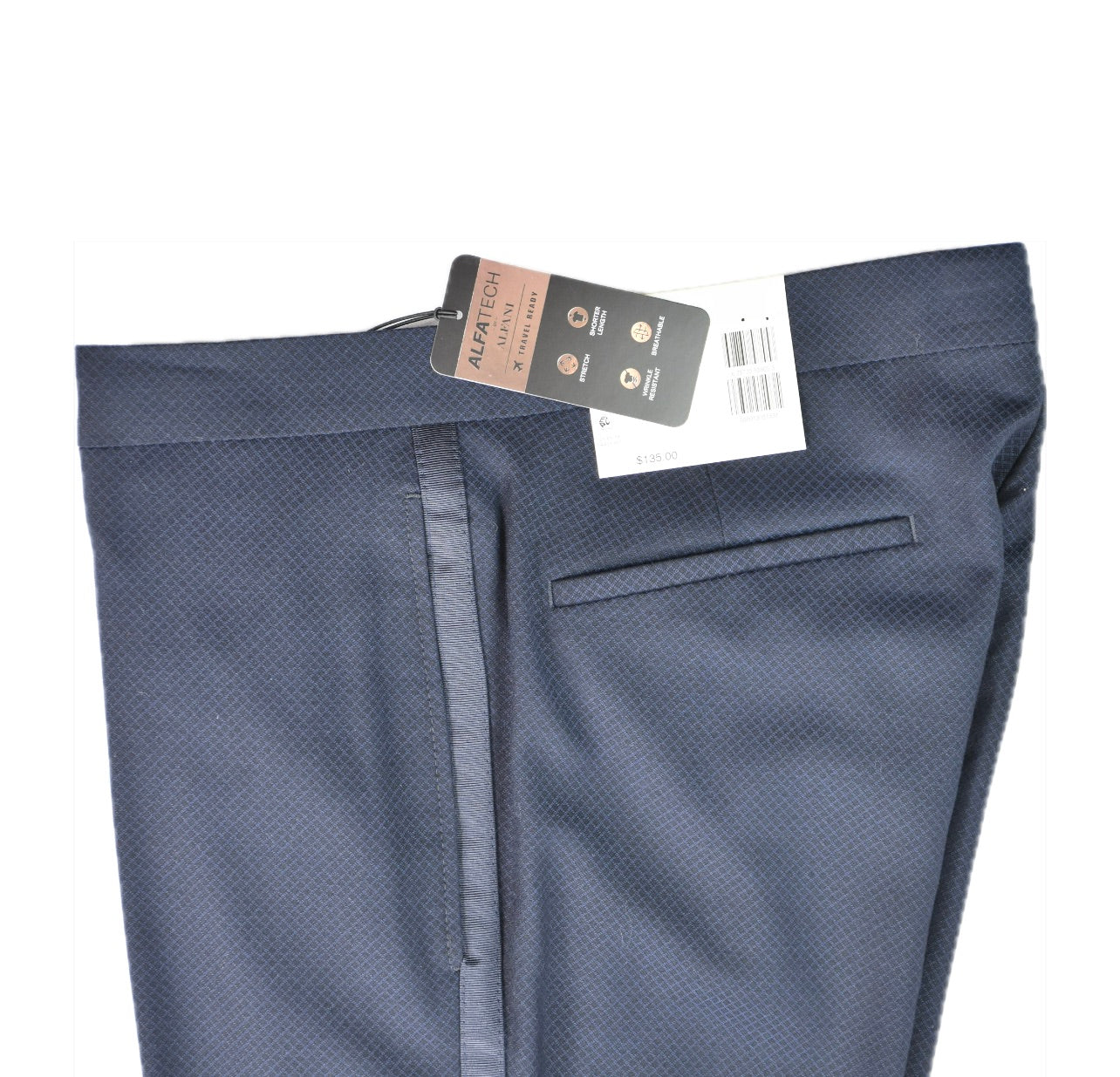 Alfani Mens Slim Navy Tuxedo Dress Pants 38 X 34 $135 MDZOPQBZ0030