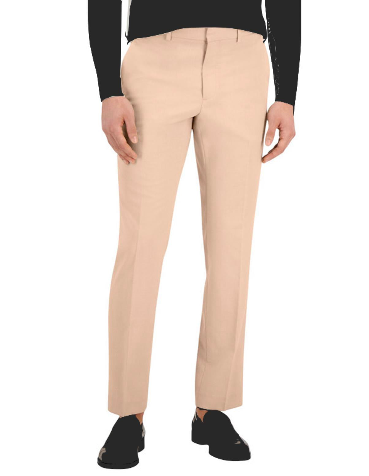 Perry Ellis Portfolio Mens Salmon Slim Pants 33 X 32 $95 5TBSD022